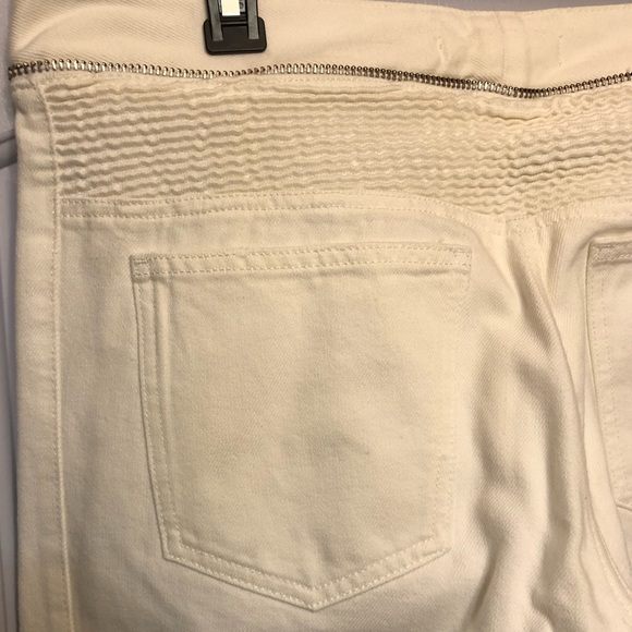 H&M ISABEL MARANT White Mens Moto Jeans - Picture 7 of 13
